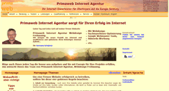 Desktop Screenshot of primaweb.de